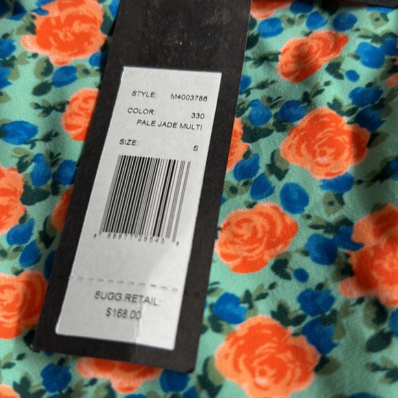 Marc by Marc Jacobs Jerrie Rose One Piece Swimsuit in Pale Jade Multi Size Small - Picture 6 of 15